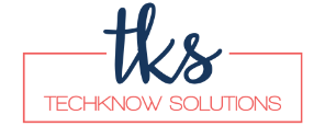 TechKnow Solutions logo - Website and graphic designer